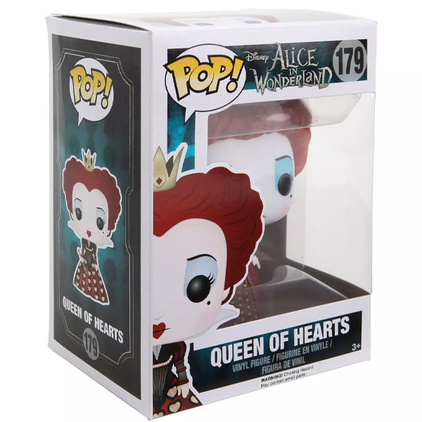 Funko POP #179 Disney Alice in Wonderland Movie Queen of Hearts Figure